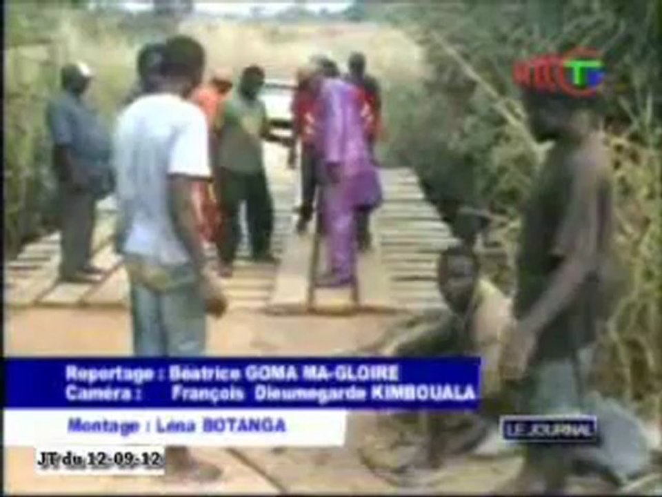 Le préfet de la Bouenza inspecte les travaux de réhabilitation de 2 ponts