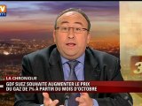 GDF Suez souhaite augmenter le prix du gaz de 7% à partir du mois d'octobre