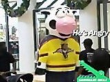 Cow Mascot Terrorizes Mall