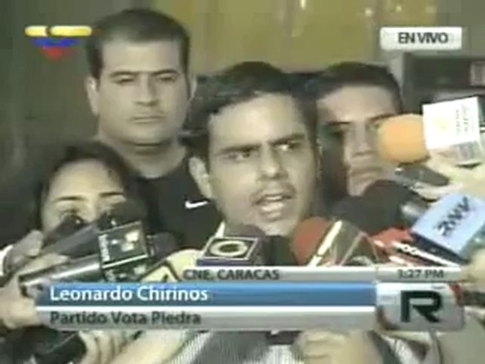 (Vídeo) Leonardo Chirinos  Ustedes son quienes compran la ética y moral