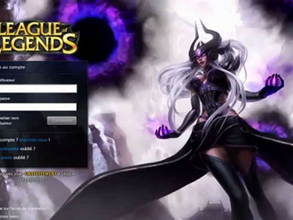 Syndra écran d'accueil - League of Legends