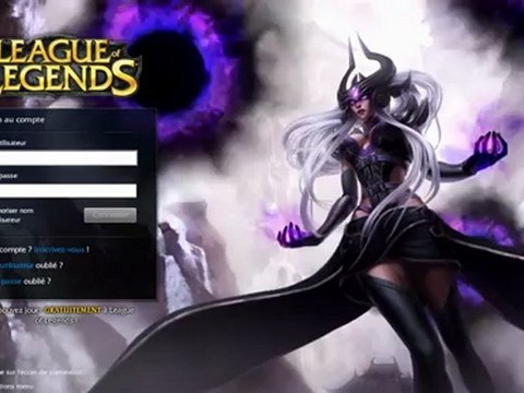 Syndra écran d'accueil - League of Legends