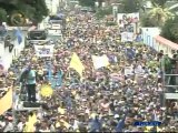 Así fue el recorrido del candidato presidencial Henrique Capriles por Puerto Cabello