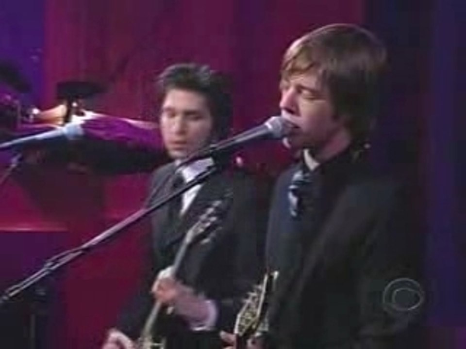 Interpol PDA Dave Letterman