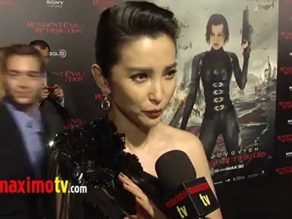 Li Bingbing Interview at "Resident Evil: Retribution" Los Angeles Premiere