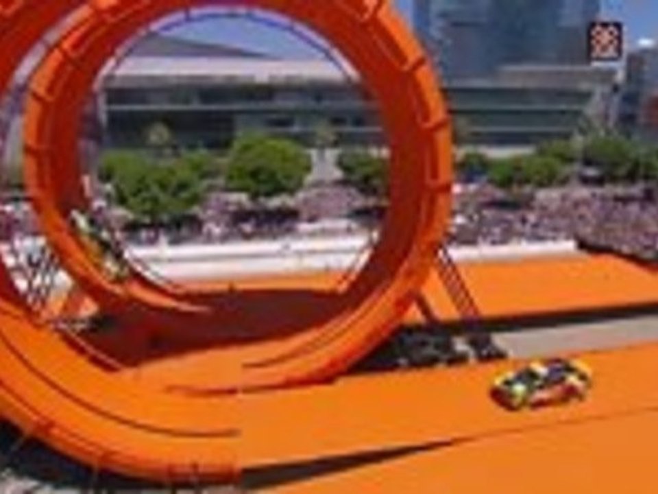 tanner foust hot wheels loop