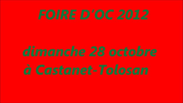 FOIRE D'OC 2012 Les basques débarquent à Castanet Tolosan