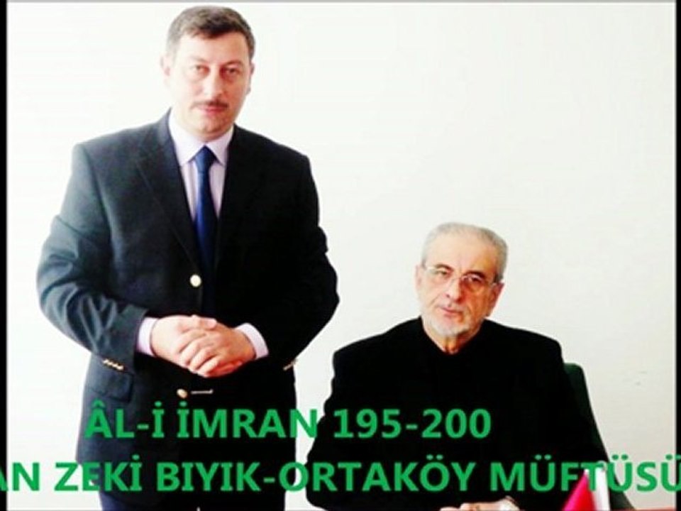 KURAN-I KERİM- SÛZİNAK GEÇKİLİ (ORTAKÖY MÜFTÜSÜ) OKUYOR