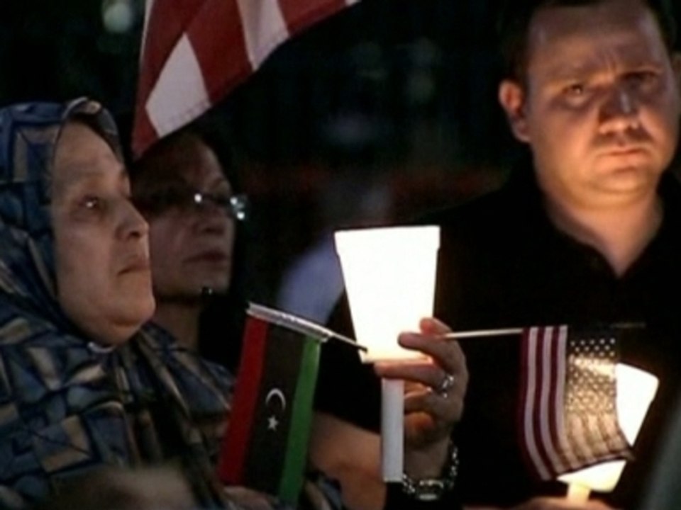 Candlelight vigil for Benghazi attack victims