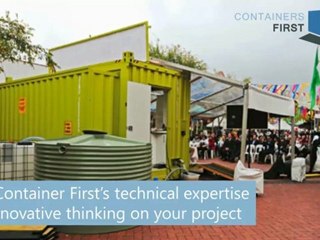 ContainersFirst Helps Promote The Environment Through An Ingenious Construction Alternative