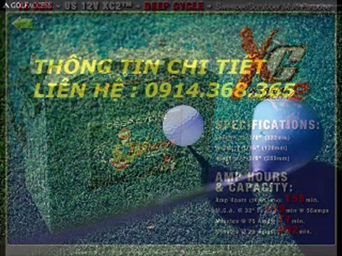 ac quy xe dien san golf, ac quy xe golf LH - Mr Manh 0914 368 365