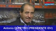 Di Pietro - Legge elettorale, la casta vuole tenersi il porcellum (12.09.12)