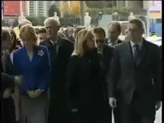 Frío beso entre Gallardón y Esperanza Aguirre