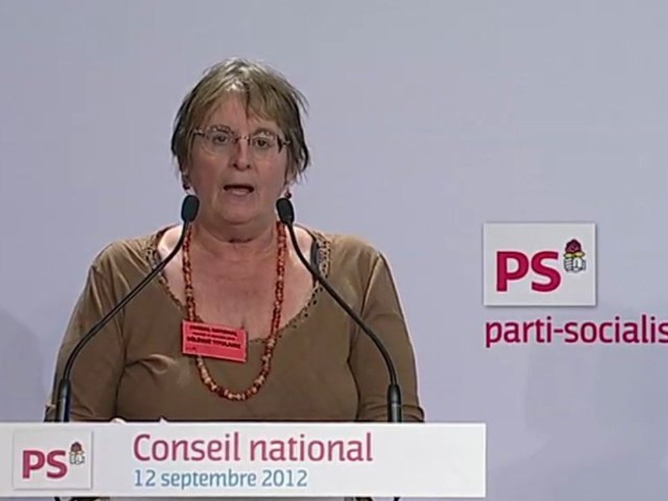 Discours de Colette Gros au Conseil national de synthèse