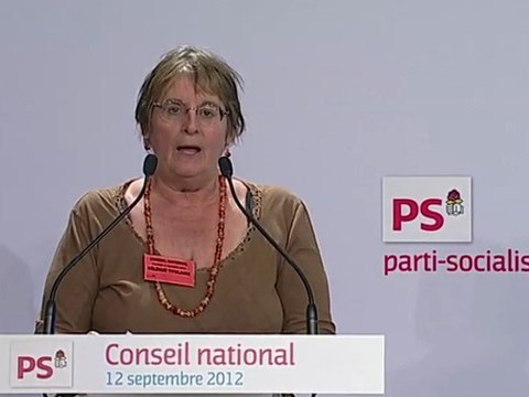 Discours de Colette Gros au Conseil national de synthèse