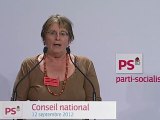 Discours de Colette Gros au Conseil national de synthèse
