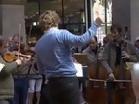 Flash Mob At Copenhagen Central Station
