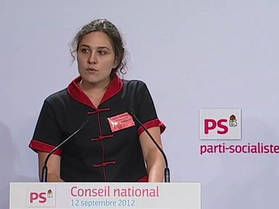 Discours de Sarah Proust au Conseil national de synthèse