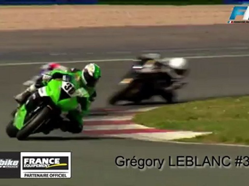 FSBK 2012 - Vidéos OBC - Champion de France SuperSport Grégory Leblanc 2012 - Le best of