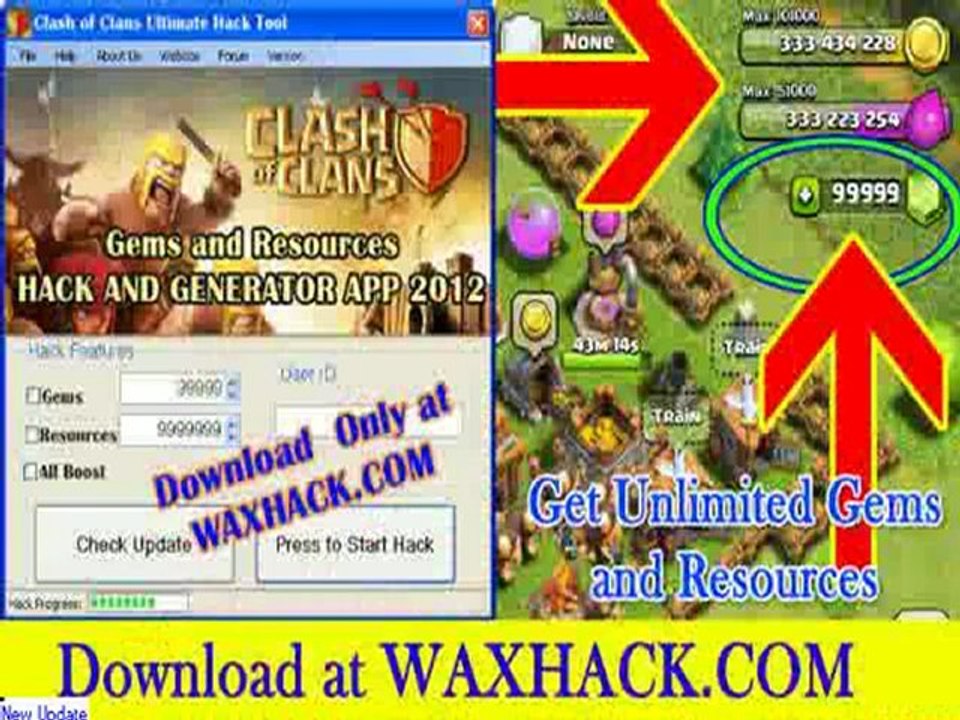CLASH OF CLANS Hack n FREE Download n September 2012 Update