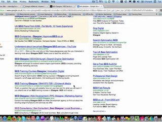 SEO Glasgow Robert Gillespie's SEO Glasgow Challenge