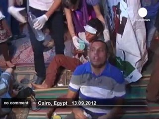 Crowd attack US embassy in Cairo - no comment