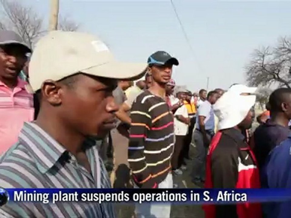 Anglo American halts platinum work in S.Africa