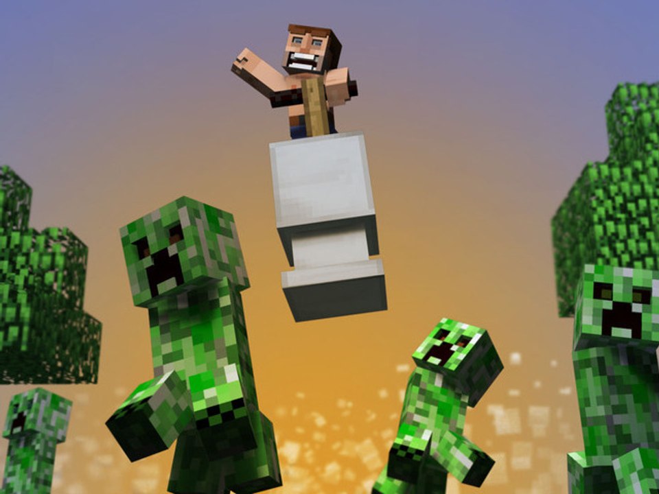 (Minecraft) Volcano Fights #1