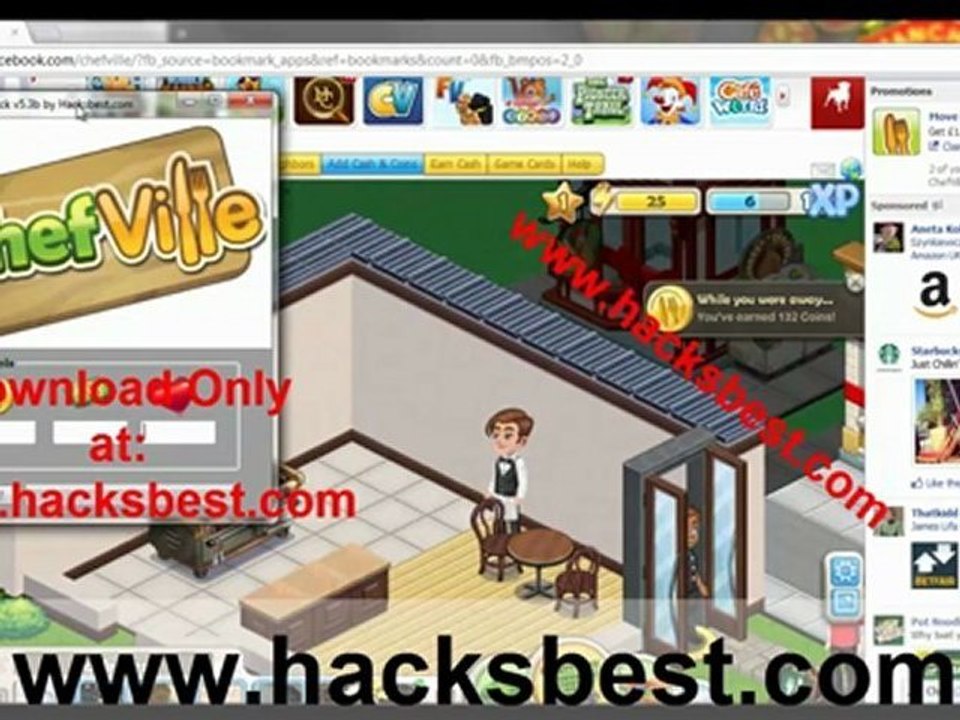 ChefVille hack 2012