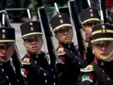 Military parade caps off Mexico's independence celebrations.