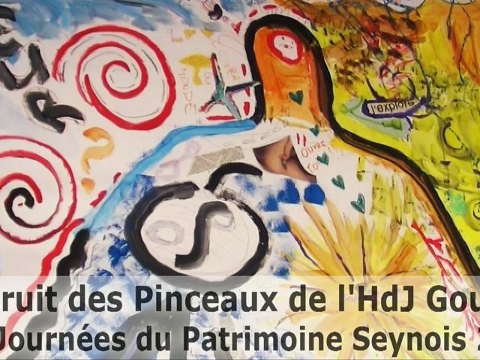 Le Bruit des Pinceaux de l'HdJ Gounod aux Journées du Patrimoine Seynois 2012