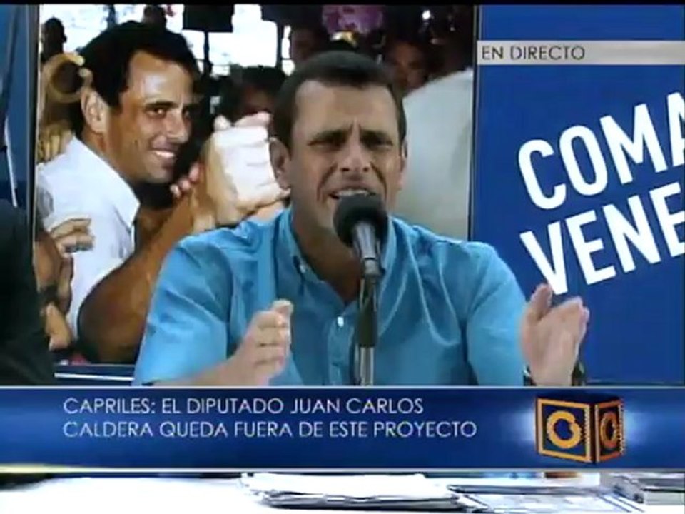 Capriles: Juan Carlos Caldera "queda excluido" del Comando Venezuela