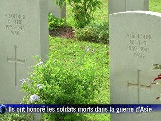 William et Kate honorent les soldats morts dans la guerre d'Asie