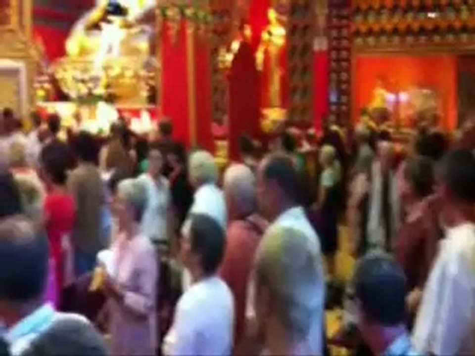 le Gyalwa Karmapa le 21 août  2012 au Bost Kundreul Ling  (par rémychel)