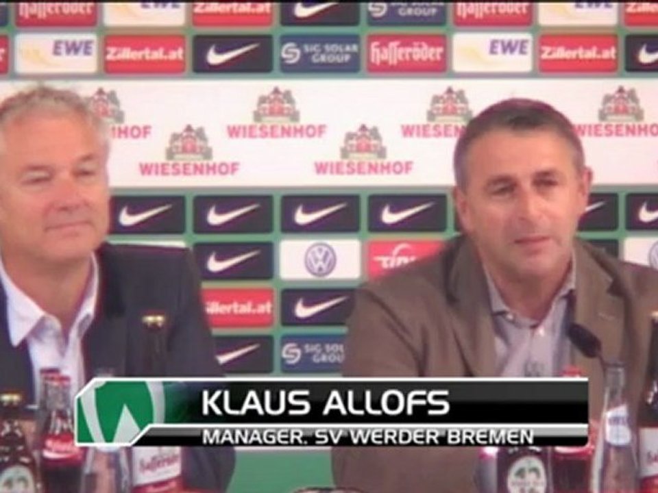 Klaus Allofs: ''Wir fühlen uns als Numemr Eins im Norden''