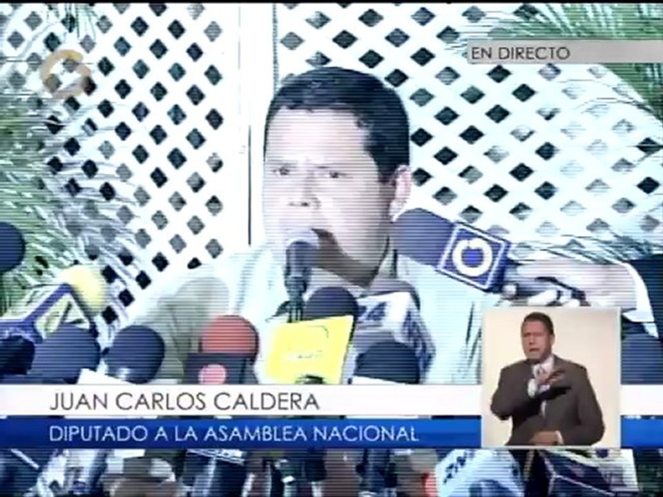 "Ese dinero es para la campaña de Juan Carlos Caldera, no tiene nada que ver con Capriles"