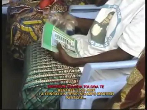 FONDATION HENRI NGAMPO MAKOKO RENTREE SCOLAIRE TOLOBA TOLOBA TE INFOS CONGO Yannick NGILA