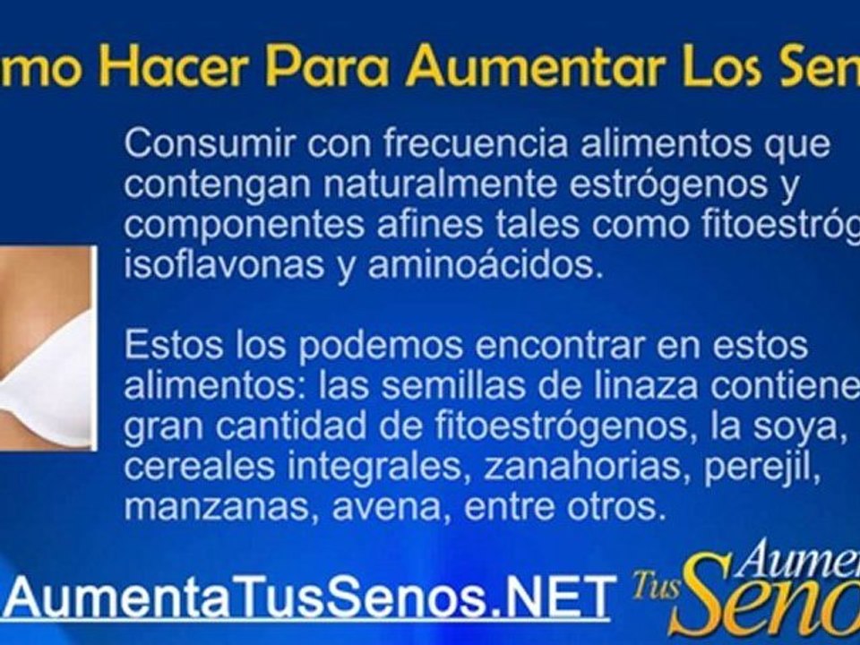 aumenta tus senos sin cirugias - aumento del busto sin cirugia