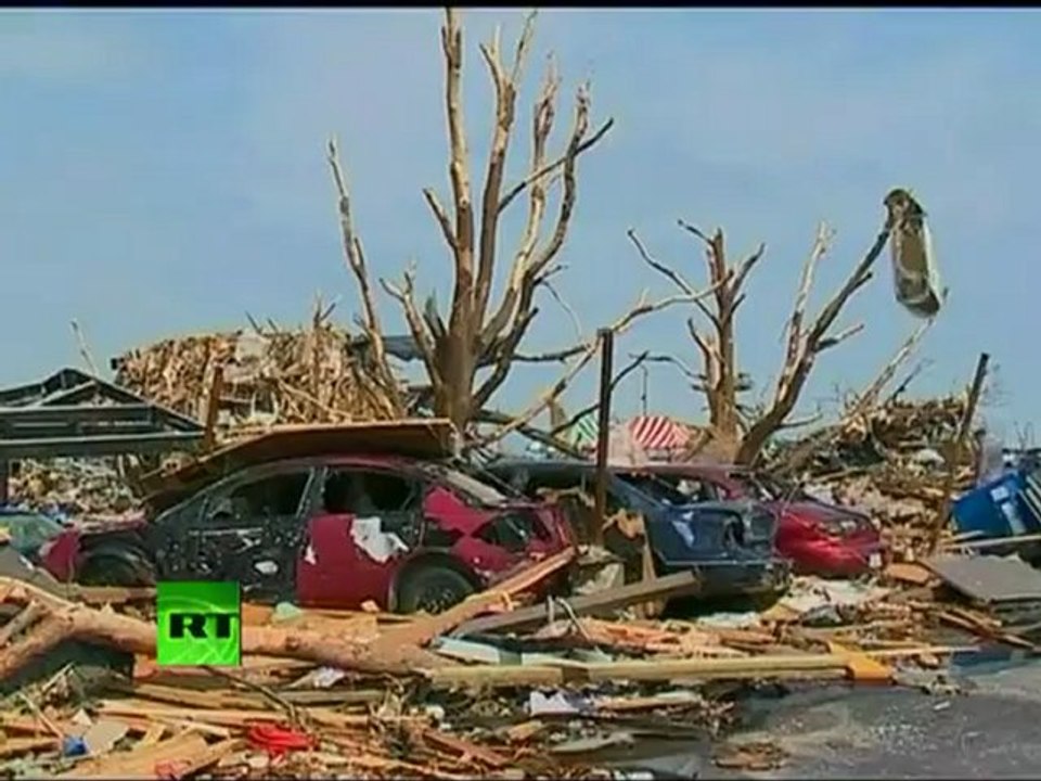Joplin wiped out: Shock aerial view of city smashed by killer tornado