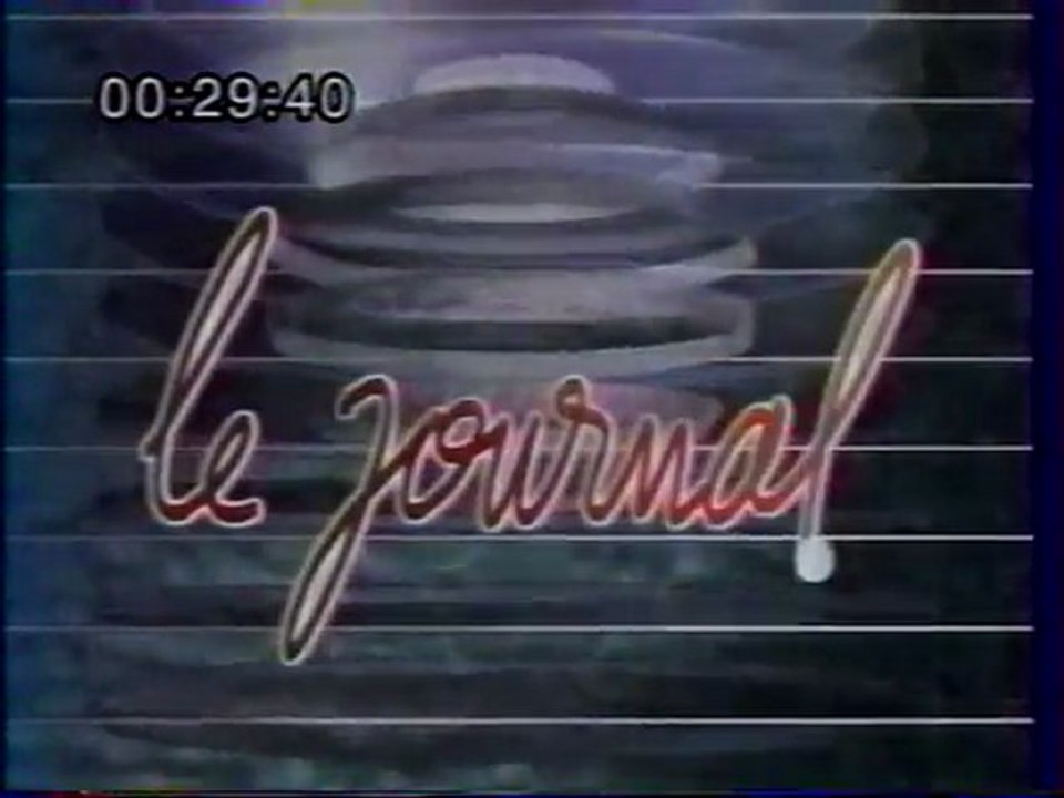 Extrait du JT Du Soir 10 Octobre 1990 Antenne 2