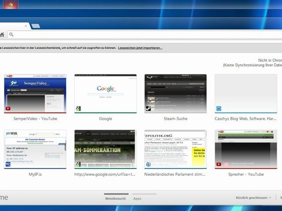 Chrome: Rechtschreibprüfung