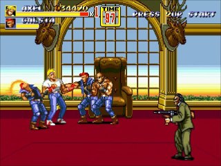 street of rage 2 stage 8 + boss final + ending