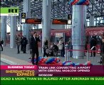 Moscow airport gets rail link to city