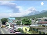 Residents prepare for evacuation from erupting Guatemala...