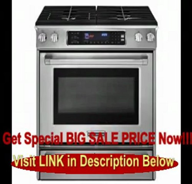 KitchenAid Pro Line KGSS907XSP 30 Slide-in Gas Range 4 Sealed Burners, Convection, Self Clean FOR SALE