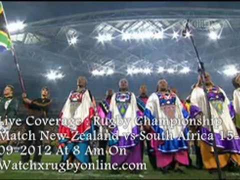 Super Rugby New Zealand vs South Africa Rugby Match