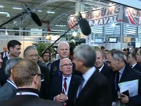 Inauguration du salon EURONAVAL 2010