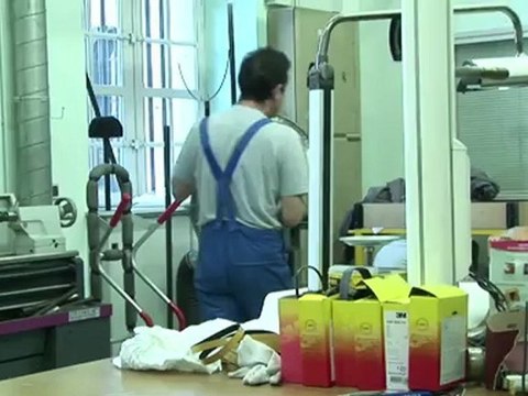 Les coulisses de l'exposition Sous l'égide de Mars , musée de l'Armée