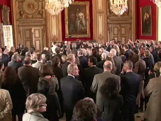 Inauguration de l'exposition "Sous l'égide de Mars" au musée de l'Armée