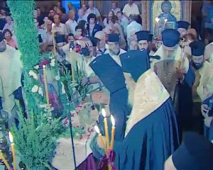 Λαμπρή η υποδοχή της κάρας της Αγίας Μεθοδίας